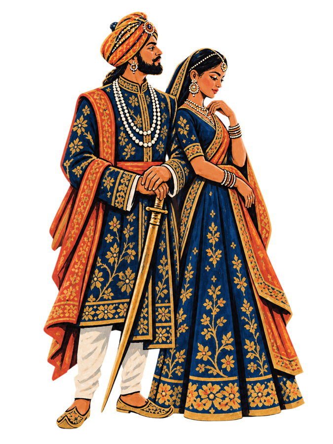 Maharaja Royal Couple